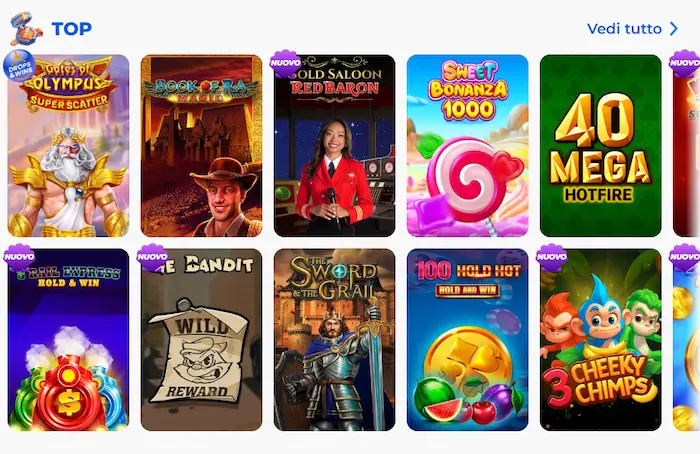 Posido Casino giochi